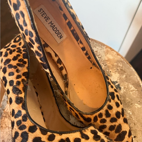 Steve Madden Animal Print Heels - Picture 8 of 10